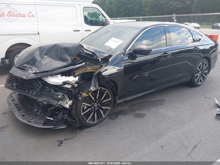 2025 Honda Accord VIN 1HGCY2F89SA045161 IAAI salvage auction — FRONT END, Salvage (North Carolina), sold $8,400 on 2026-07-29 (photo 2)