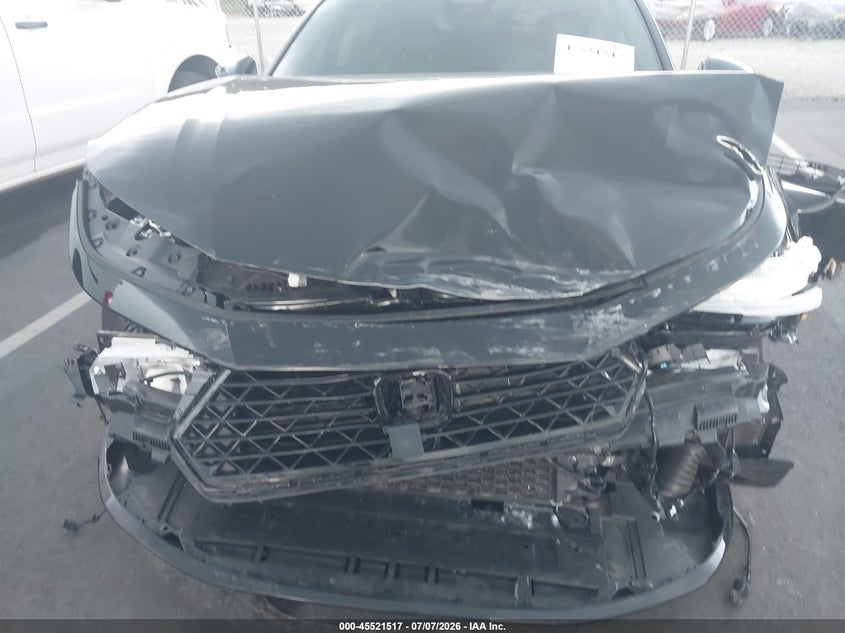 2025 Honda Accord VIN 1HGCY2F89SA045161 IAAI salvage auction — FRONT END, Salvage (North Carolina), sold $8,400 on 2026-07-29 (photo 6)