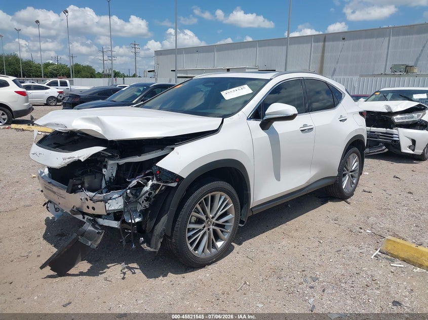 2025 Lexus Nx VIN 2T2GGCEZ0SC065812 IAAI salvage auction — FRONT END, Salvage Title, sold $15,100 on 2026-08-27 (photo 2)