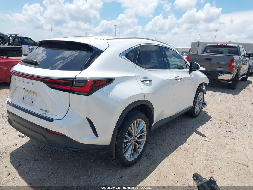 2025 Lexus Nx VIN 2T2GGCEZ0SC065812 IAAI salvage auction — FRONT END, Salvage Title, sold $15,100 on 2026-08-27 (photo 4)