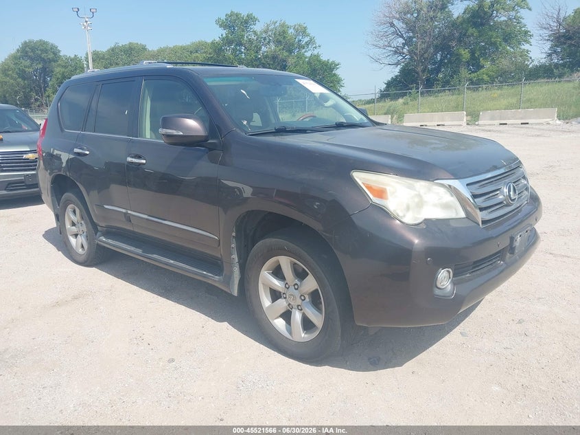 2012 Lexus Gx VIN JTJBM7FX4C5043528 IAAI salvage auction — NORMAL WEAR, Certificate Of Title (Nebraska), sold $4,650 on 2026-07-30 (photo 1)