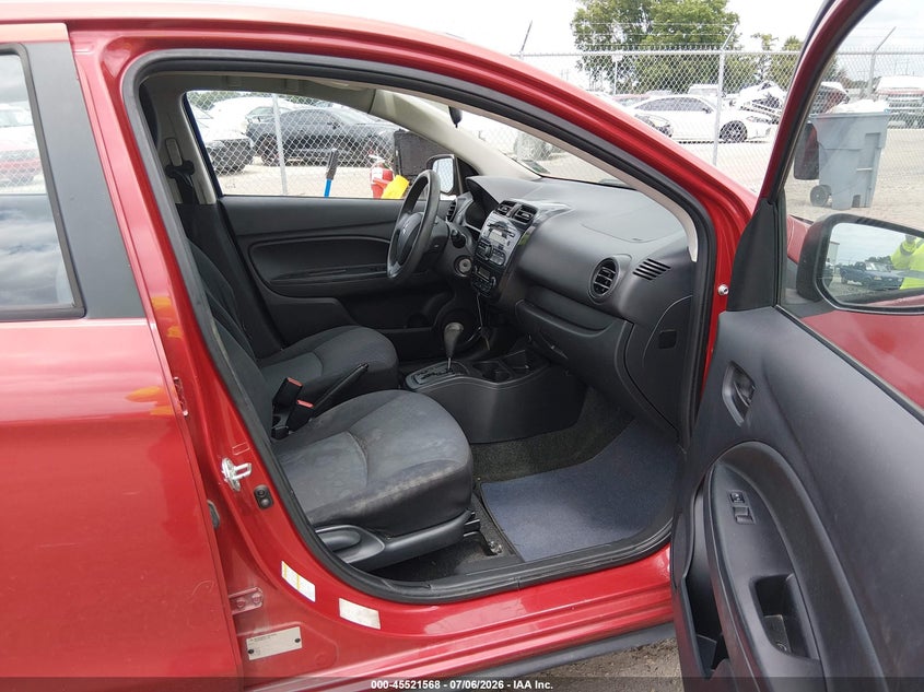 2015 Mitsubishi Mirage VIN ML32A3HJ1FH043957 IAAI salvage auction — NORMAL WEAR, Clear (Louisiana), sold $125 on 2026-07-22 (photo 5)