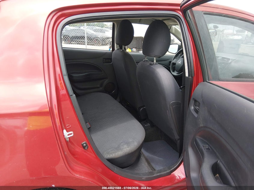 2015 Mitsubishi Mirage VIN ML32A3HJ1FH043957 IAAI salvage auction — NORMAL WEAR, Clear (Louisiana), sold $125 on 2026-07-22 (photo 8)