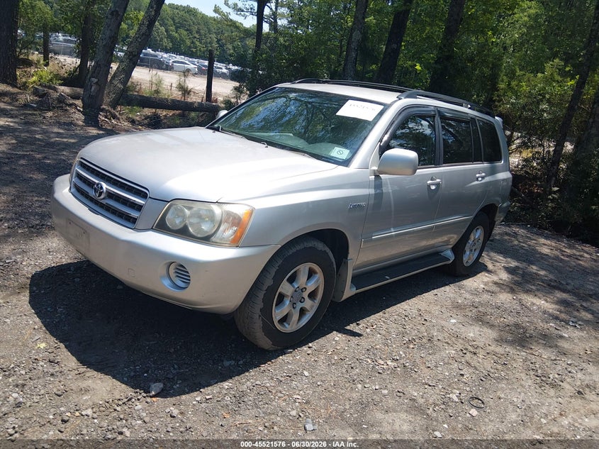 2001 Toyota Highlander VIN JTEHF21A610033974 IAAI salvage auction — NORMAL WEAR, Clear (Virginia), sold $750 on 2026-07-14 (photo 2)