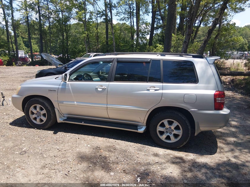2001 Toyota Highlander VIN JTEHF21A610033974 IAAI salvage auction — NORMAL WEAR, Clear (Virginia), sold $750 on 2026-07-14 (photo 6)