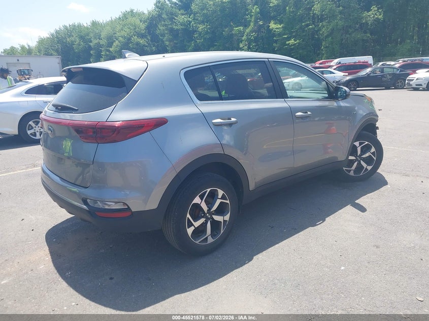 2020 Kia Sportage VIN KNDPMCAC1L7642042 IAAI salvage auction — FRONT END, Salvage (Connecticut), sold $4,800 on 2026-07-16 (photo 4)
