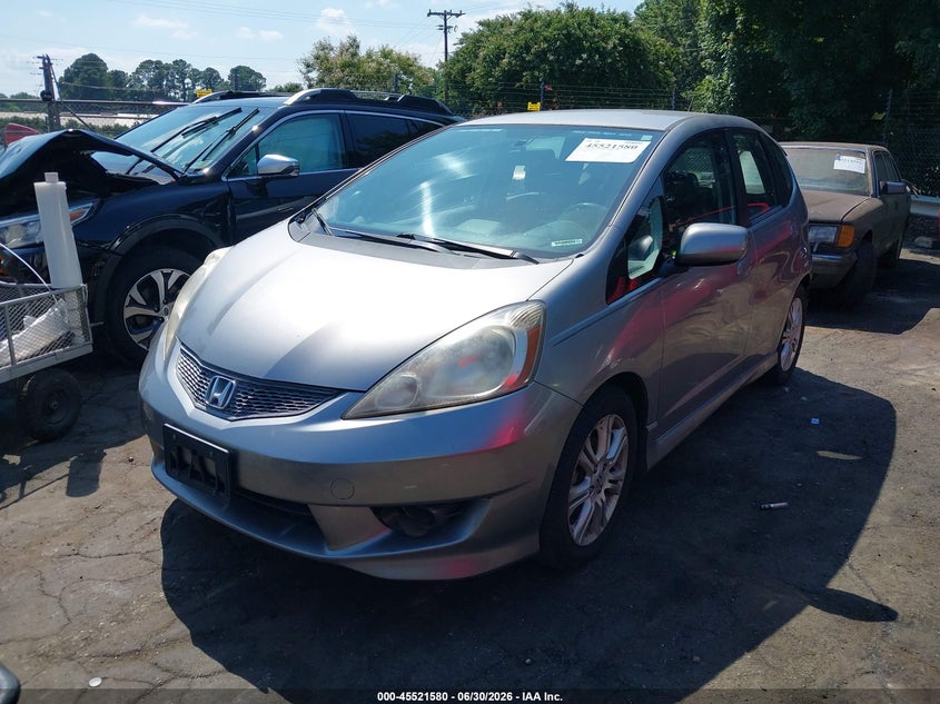 2010 Honda Fit VIN JHMGE8H40AS007623 IAAI salvage auction — REAR END, Salvage (North Carolina), sold $600 on 2026-07-23 (photo 2)