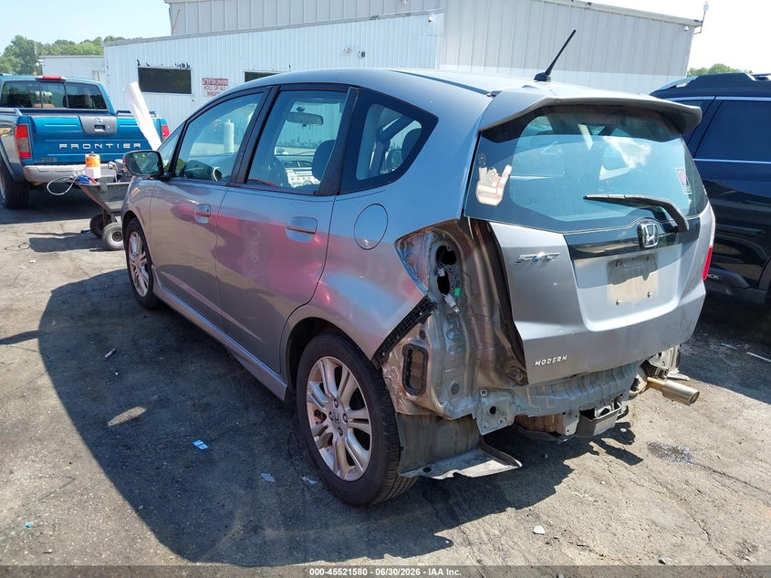 2010 Honda Fit VIN JHMGE8H40AS007623 IAAI salvage auction — REAR END, Salvage (North Carolina), sold $600 on 2026-07-23 (photo 3)