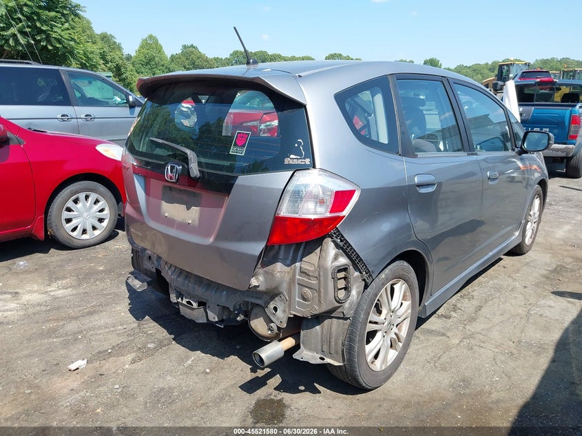 2010 Honda Fit VIN JHMGE8H40AS007623 IAAI salvage auction — REAR END, Salvage (North Carolina), sold $600 on 2026-07-23 (photo 4)