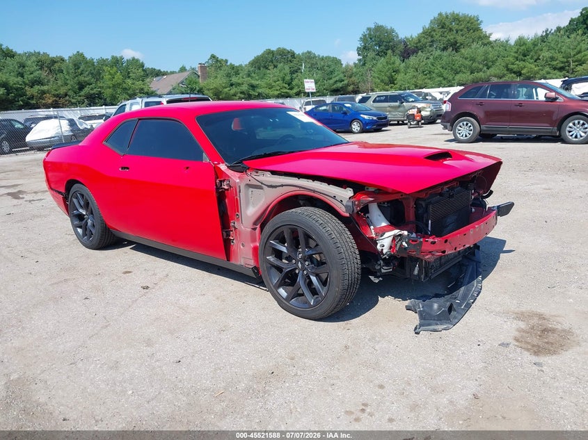 2021 Dodge Challenger VIN 2C3CDZJG4MH674224 IAAI salvage auction — FRONT END, Salvage (Illinois), sold $6,300 on 2026-08-30 (photo 1)
