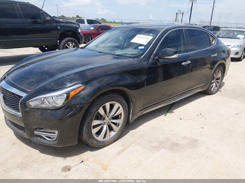 2016 Infiniti Q70 VIN JN1BY1PP0GM630536 IAAI salvage auction — REPOSSESSION, Original (Texas), sold $1,500 on 2026-08-01 (photo 2)