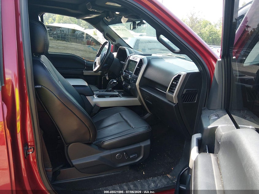 2018 Ford F-150 VIN 1FTEW1EG1JKC29647 IAAI salvage auction — LEFT FRONT, Salvage Title, sold $10,900 on 2026-08-01 (photo 5)