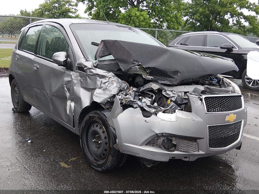 2011 Chevrolet Aveo VIN KL1TG6DE2BB171512 IAAI salvage auction — FRONT END, Clear (New Jersey), sold $400 on 2026-07-13 (photo 1)