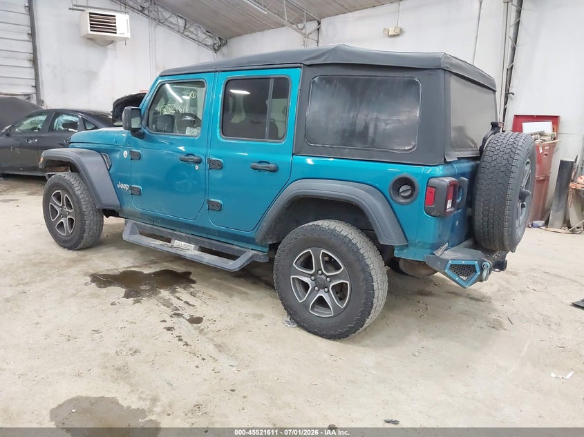 2020 Jeep Wrangler / VIN 1C4HJXDN4LW134509 IAAI salvage auction — FRONT END, Wait Title, sold $6,050 on 2026-09-10 (photo 3)
