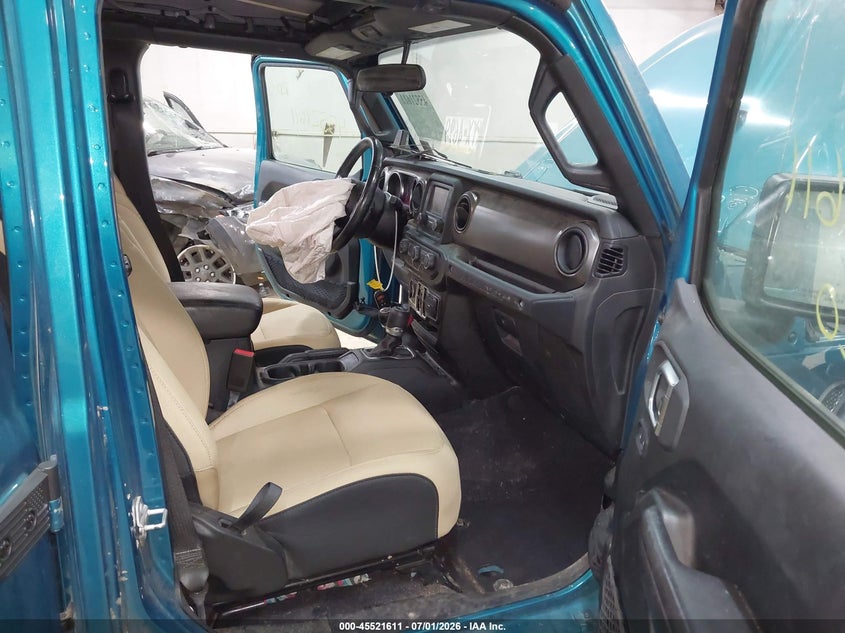 2020 Jeep Wrangler / VIN 1C4HJXDN4LW134509 IAAI salvage auction — FRONT END, Wait Title, sold $6,050 on 2026-09-10 (photo 5)