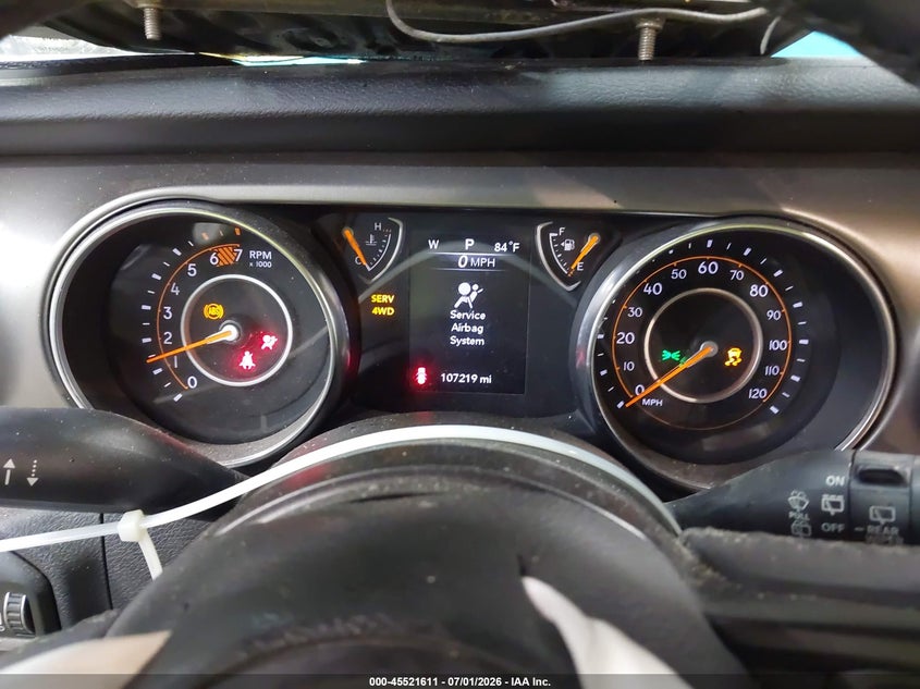 2020 Jeep Wrangler / VIN 1C4HJXDN4LW134509 IAAI salvage auction — FRONT END, Wait Title, sold $6,050 on 2026-09-10 (photo 7)