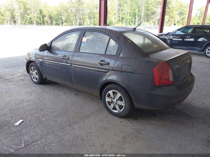 2007 Hyundai Accent VIN KMHCN46C87U156101 IAAI salvage auction — NORMAL WEAR, Clear (New York), sold $400 on 2026-07-09 (photo 3)