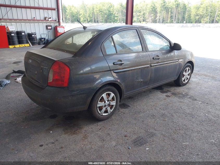 2007 Hyundai Accent VIN KMHCN46C87U156101 IAAI salvage auction — NORMAL WEAR, Clear (New York), sold $400 on 2026-07-09 (photo 4)