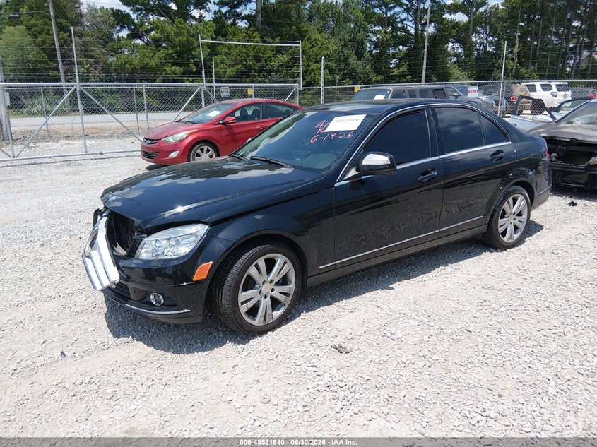 2008 Mercedes-benz C-klasse VIN WDDGF54X28F078554 IAAI salvage auction — FRONT END, Salvage (Alabama), sold $325 on 2026-08-17 (photo 2)