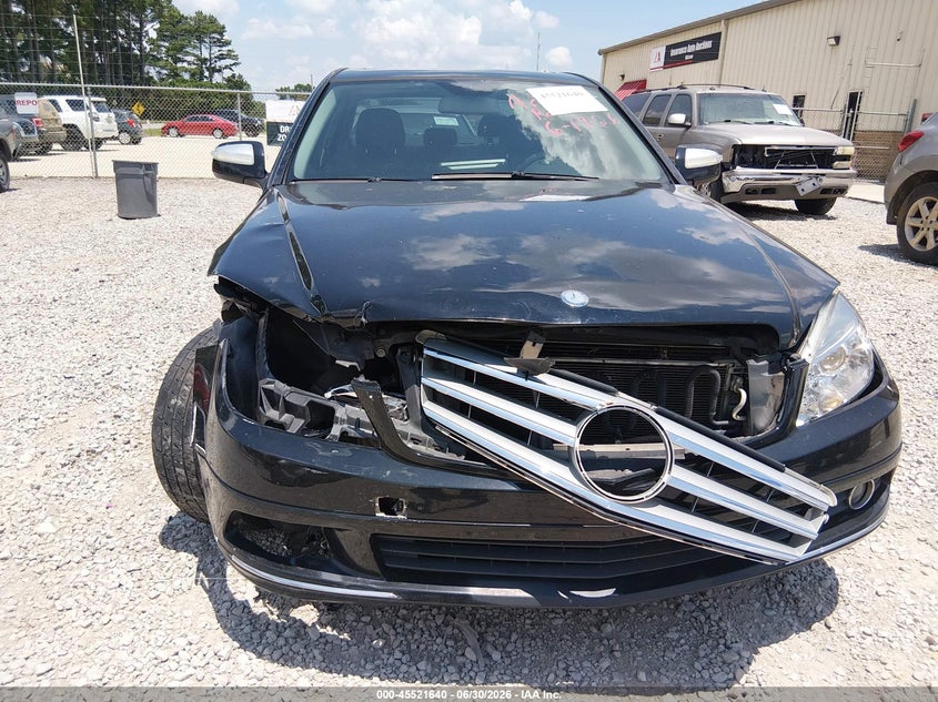 2008 Mercedes-benz C-klasse VIN WDDGF54X28F078554 IAAI salvage auction — FRONT END, Salvage (Alabama), sold $325 on 2026-08-17 (photo 6)