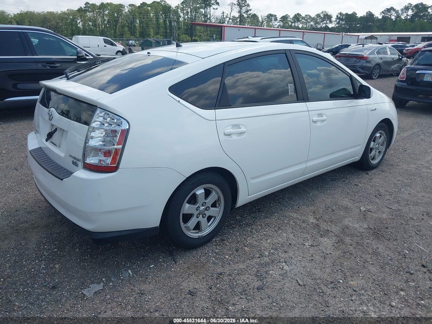2006 Toyota Prius VIN JTDKB20U063129297 IAAI salvage auction — NORMAL WEAR, Clear (Florida), sold $200 on 2026-07-14 (photo 4)