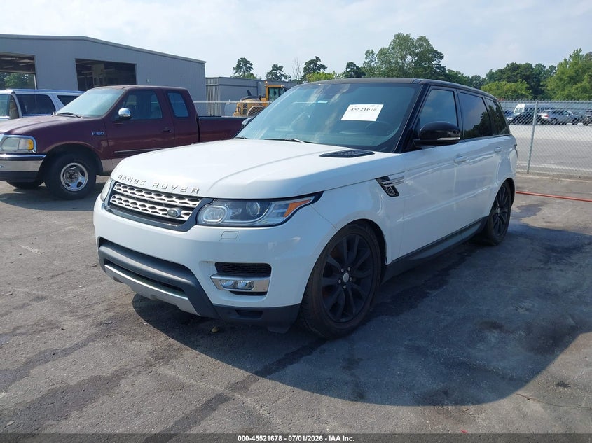 2014 Land rover Range rover sport VIN SALWR2WF2EA354927 IAAI salvage auction — NORMAL WEAR, Clear (Georgia), sold $2,325 on 2026-07-22 (photo 2)