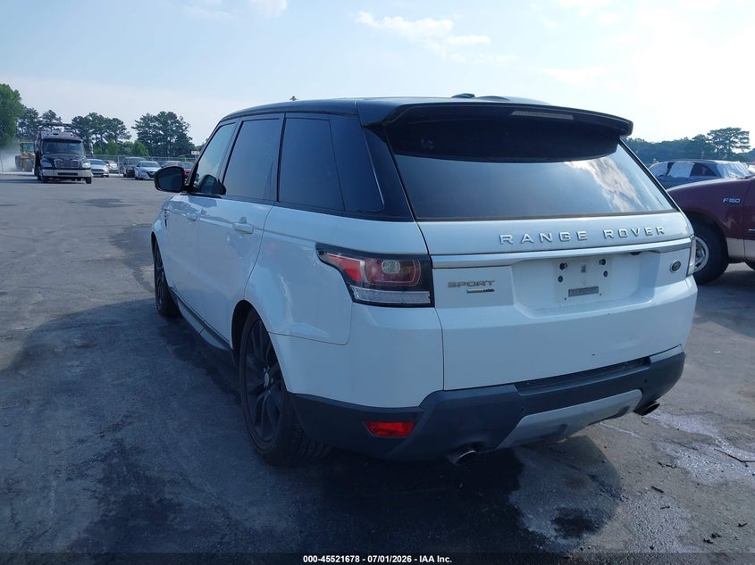 2014 Land rover Range rover sport VIN SALWR2WF2EA354927 IAAI salvage auction — NORMAL WEAR, Clear (Georgia), sold $2,325 on 2026-07-22 (photo 3)