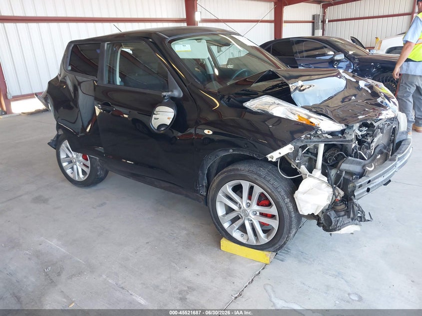 2012 Nissan Juke VIN JN8AF5MR3CT108855 IAAI salvage auction — FRONT & REAR, Salvage (California), sold $325 on 2026-07-14 (photo 1)