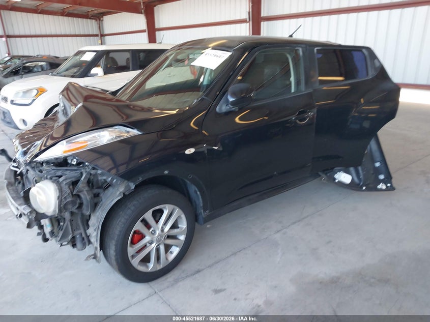2012 Nissan Juke VIN JN8AF5MR3CT108855 IAAI salvage auction — FRONT & REAR, Salvage (California), sold $325 on 2026-07-14 (photo 2)