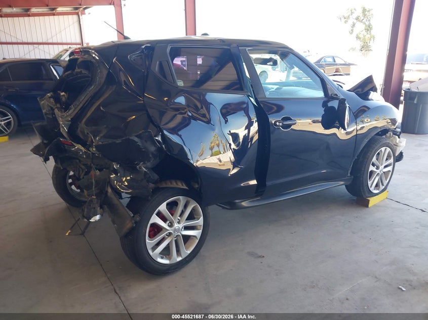 2012 Nissan Juke VIN JN8AF5MR3CT108855 IAAI salvage auction — FRONT & REAR, Salvage (California), sold $325 on 2026-07-14 (photo 4)