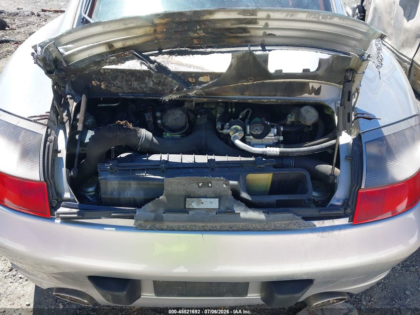2002 Porsche 911 VIN WP0AB299X2S687006 IAAI salvage auction — Burn Engine, Salvage (California), sold $26,300 on 2026-07-16 (photo 6)