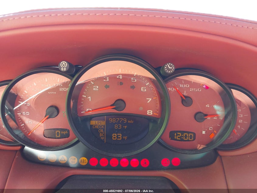 2002 Porsche 911 VIN WP0AB299X2S687006 IAAI salvage auction — Burn Engine, Salvage (California), sold $26,300 on 2026-07-16 (photo 7)