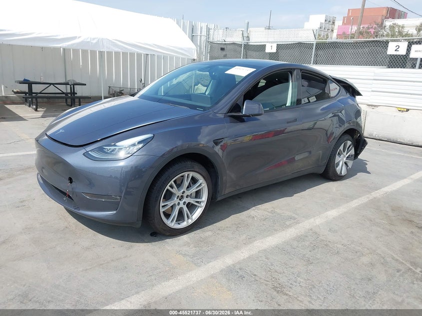 2023 Tesla Model y VIN 7SAYGDEE1PA024149 IAAI salvage auction — REAR END, Salvage (California), sold $5,100 on 2026-07-29 (photo 2)