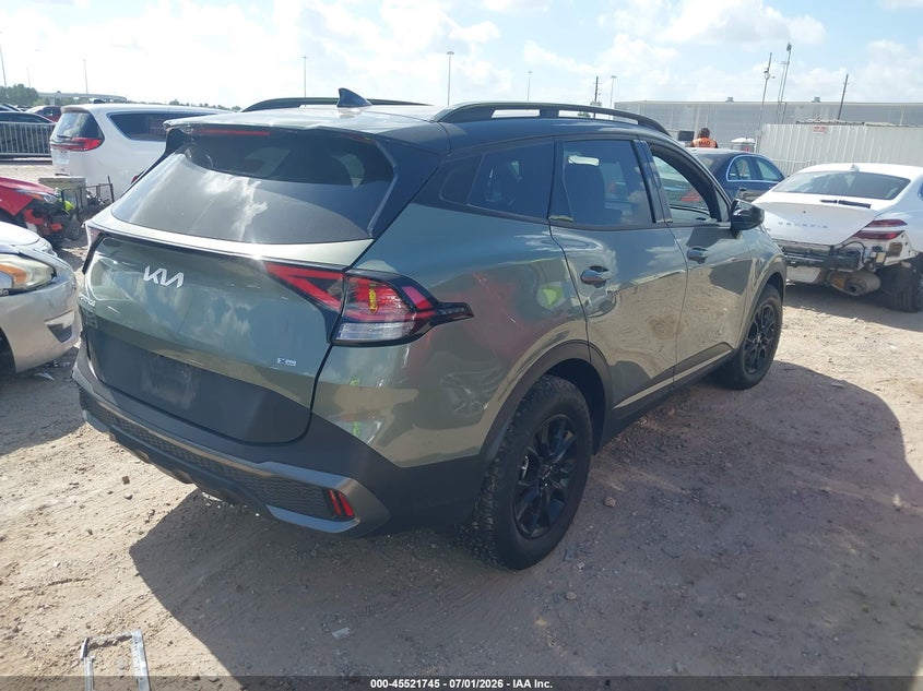2023 Kia Sportage VIN 5XYK7CAF6PG105140 IAAI salvage auction — LEFT REAR, Wait Title, sold $13,100 on 2026-09-14 (photo 4)