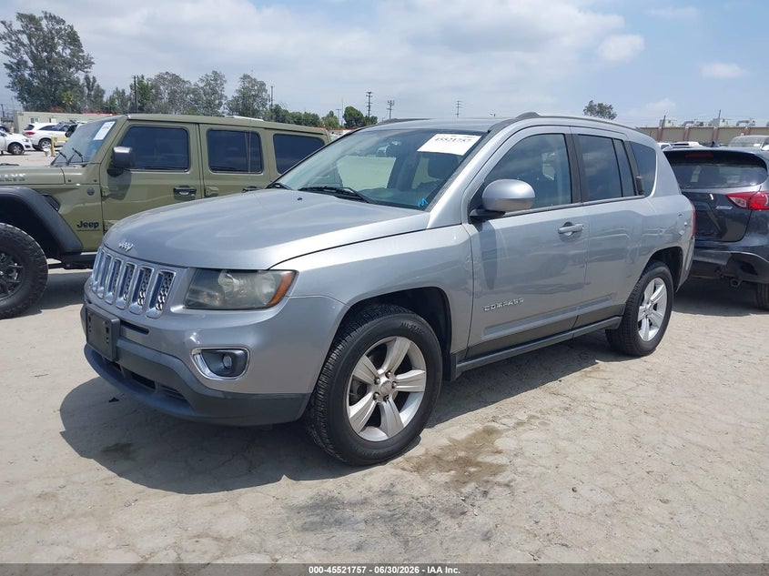 2015 Jeep Compass VIN 1C4NJCEA5FD164867 IAAI salvage auction — RIGHT FRONT, Wait Title, sold $1,200 on 2026-08-03 (photo 2)