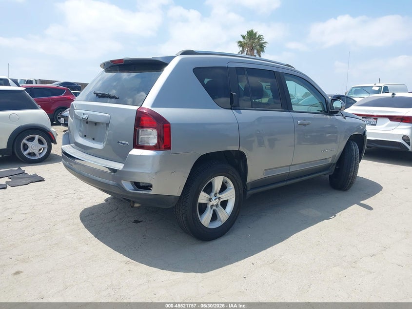 2015 Jeep Compass VIN 1C4NJCEA5FD164867 IAAI salvage auction — RIGHT FRONT, Wait Title, sold $1,200 on 2026-08-03 (photo 4)