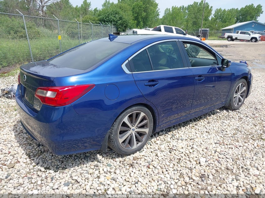 2017 Subaru LEGACY VIN 4S3BNAK69H3010117 IAAI salvage auction — INTERIOR BURN, Clear (Wisconsin), sold $1,150 on 2026-07-23 (photo 4)