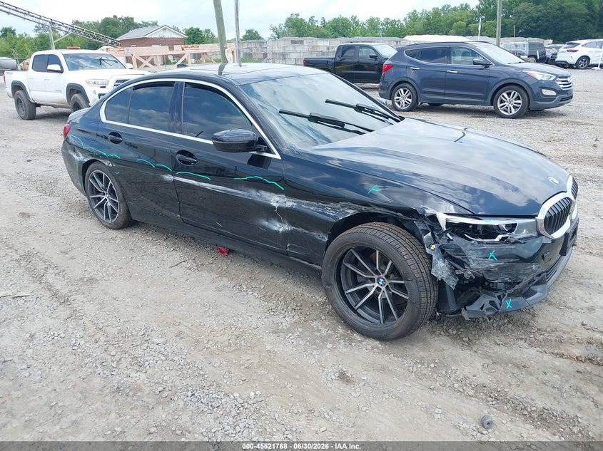 2020 BMW 3er VIN 3MW5R7J04L8B39994 — IAAI salvage auction photo