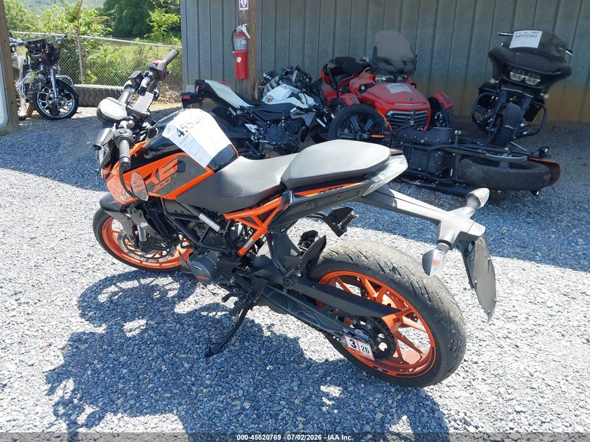 2021 Ktm VIN MD2JPC408MC034519 IAAI salvage auction — LEFT FRONT, Salvage (Virginia), sold $425 on 2026-07-28 (photo 3)