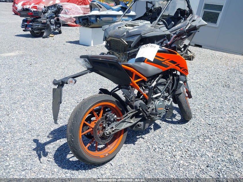 2021 Ktm VIN MD2JPC408MC034519 IAAI salvage auction — LEFT FRONT, Salvage (Virginia), sold $425 on 2026-07-28 (photo 4)