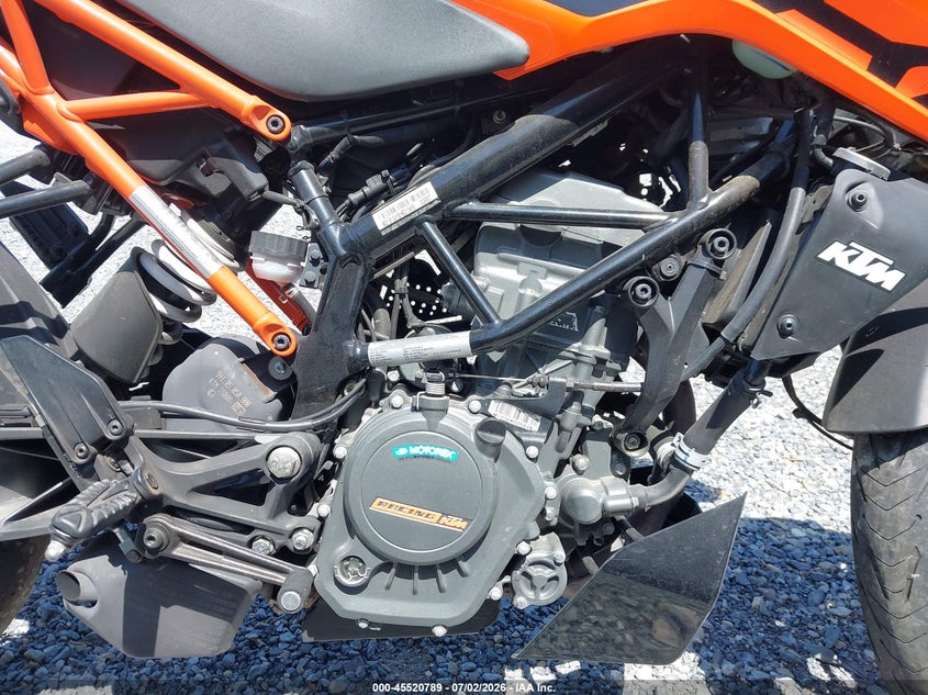 2021 Ktm VIN MD2JPC408MC034519 IAAI salvage auction — LEFT FRONT, Salvage (Virginia), sold $425 on 2026-07-28 (photo 8)