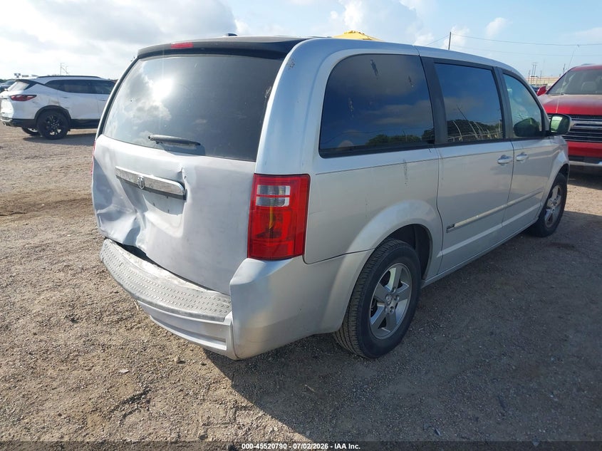 2008 Dodge Caravan VIN 2D8HN54P38R835277 IAAI salvage auction — REAR END, Salvage (Texas), sold $500 on 2026-07-22 (photo 4)