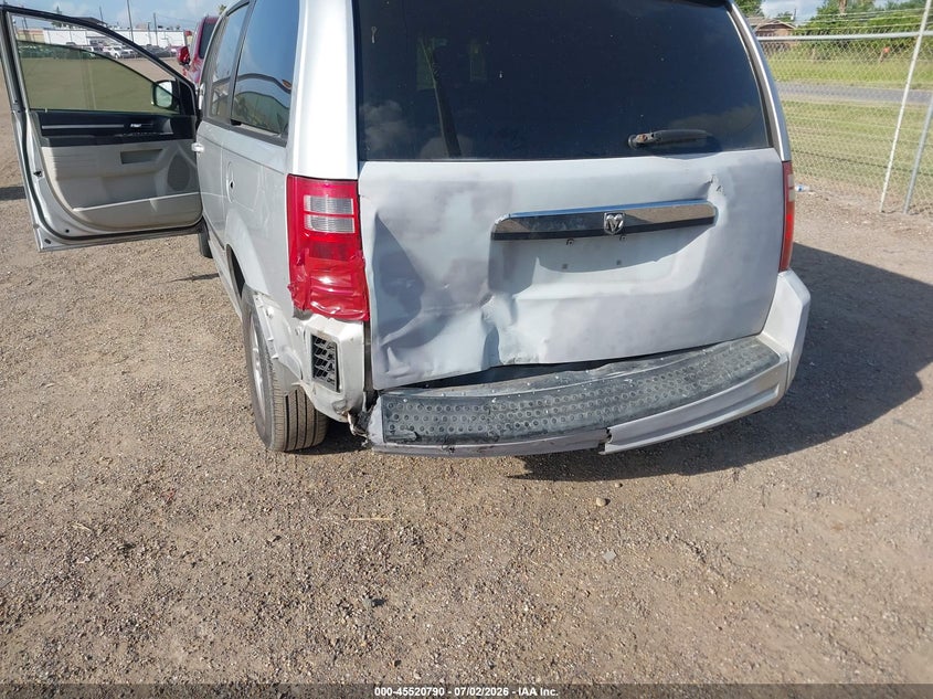 2008 Dodge Caravan VIN 2D8HN54P38R835277 IAAI salvage auction — REAR END, Salvage (Texas), sold $500 on 2026-07-22 (photo 6)