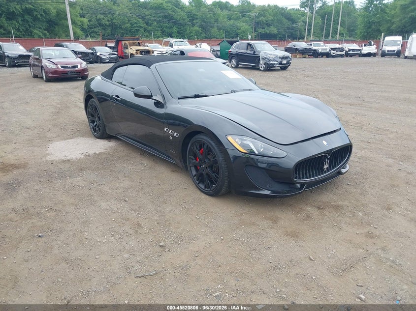 2014 Maserati Granturismo VIN ZAM45VMA3E0093408 IAAI salvage auction — LEFT SIDE, Salvage (Idaho), sold $14,350 on 2026-08-01 (photo 1)