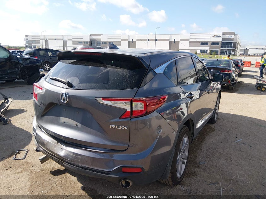 2021 Acura Rdx VIN 5J8TC1H70ML003479 IAAI salvage auction — REAR END, Original (Texas), sold $7,000 on 2026-09-01 (photo 4)