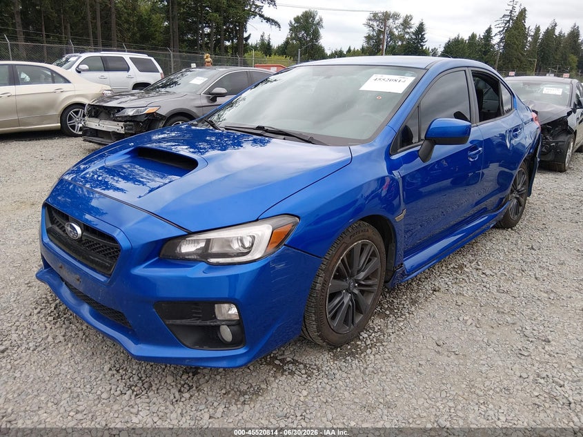 2015 Subaru Wrx VIN JF1VA1G65F9802878 IAAI salvage auction — SIDE, Wait Title, sold $3,950 on 2026-09-09 (photo 2)