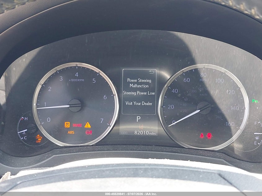 2019 Lexus Rc VIN JTHHZ5BCXK5020032 IAAI salvage auction — FRONT END, Salvage Title, sold $7,850 on 2026-08-13 (photo 7)