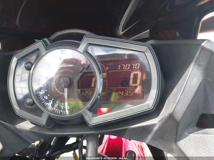 2019 Kawasaki Ninja VIN JKAEXKG15KDA32253 IAAI salvage auction — LEFT & RIGHT, Rebuildable (Florida), sold $1,250 on 2026-07-28 (photo 7)