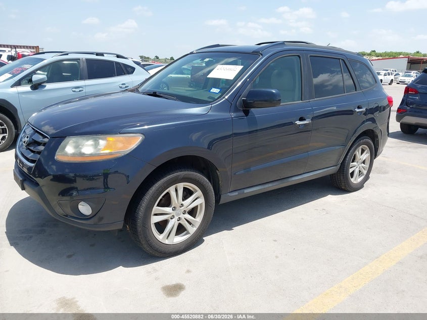 2011 Hyundai Santa fe VIN 5XYZK4AG6BG052749 IAAI salvage auction — NORMAL WEAR, Clear (Texas), sold $900 on 2026-07-16 (photo 2)