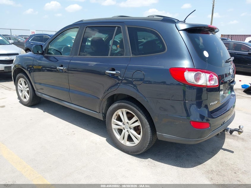 2011 Hyundai Santa fe VIN 5XYZK4AG6BG052749 IAAI salvage auction — NORMAL WEAR, Clear (Texas), sold $900 on 2026-07-16 (photo 3)